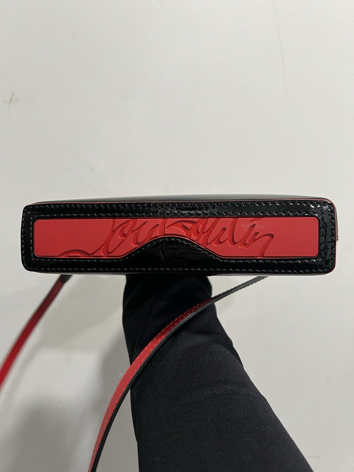 Christian Louboutin Cabas Mini Patent Noir Tote Crossbody