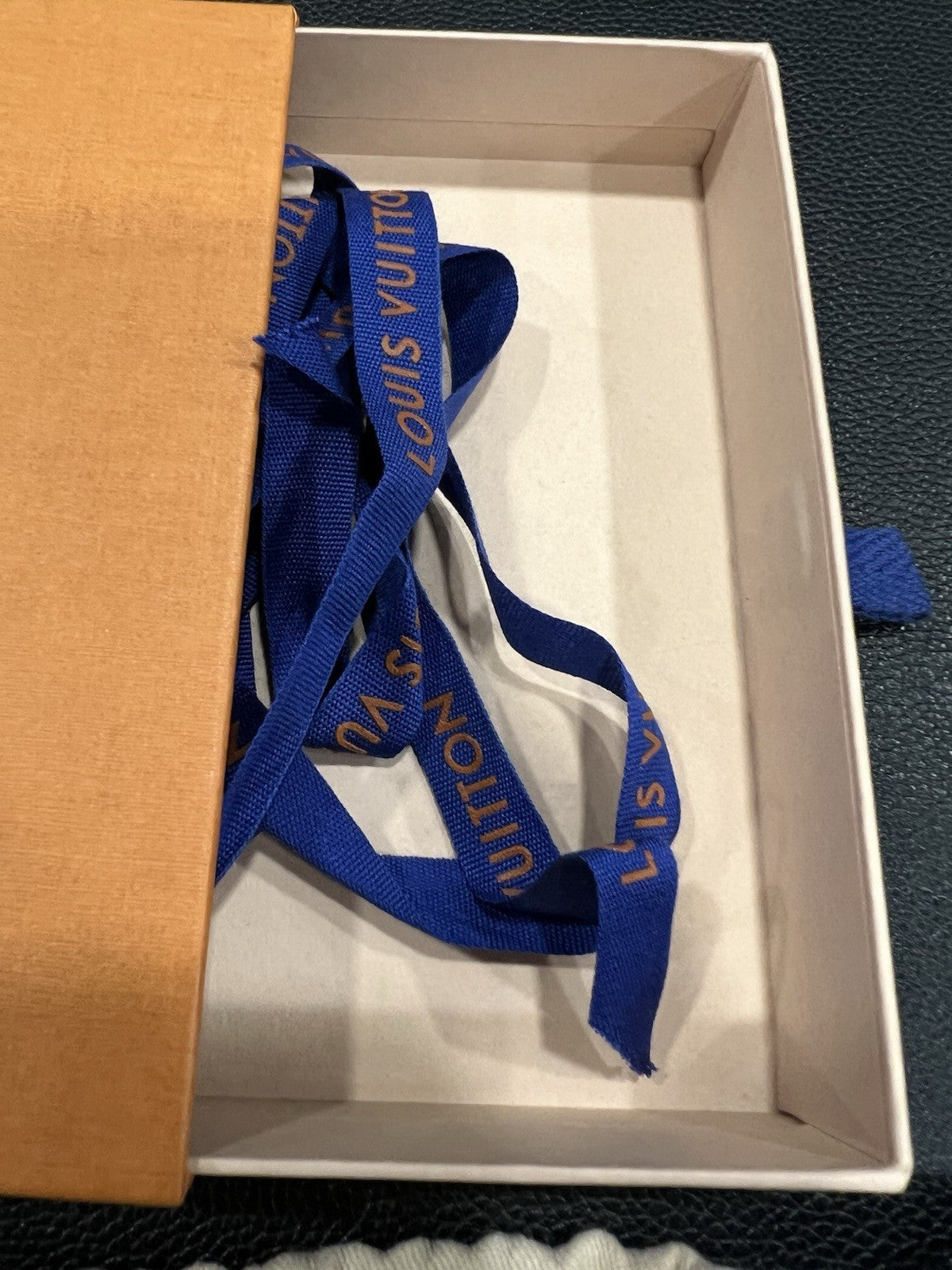 Louis Vuitton Louise GM Hoop Earrings With Box & Duster Retail $725