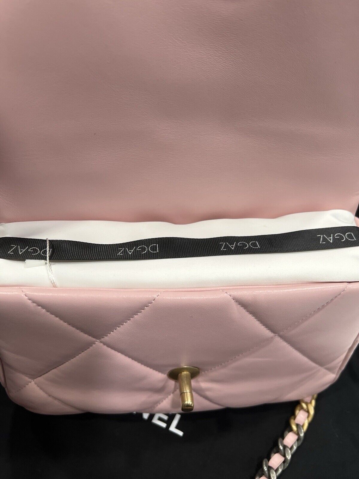 Chanel Medium 19 Flap Bag Baby Pink W/Authenticity Retail $6600