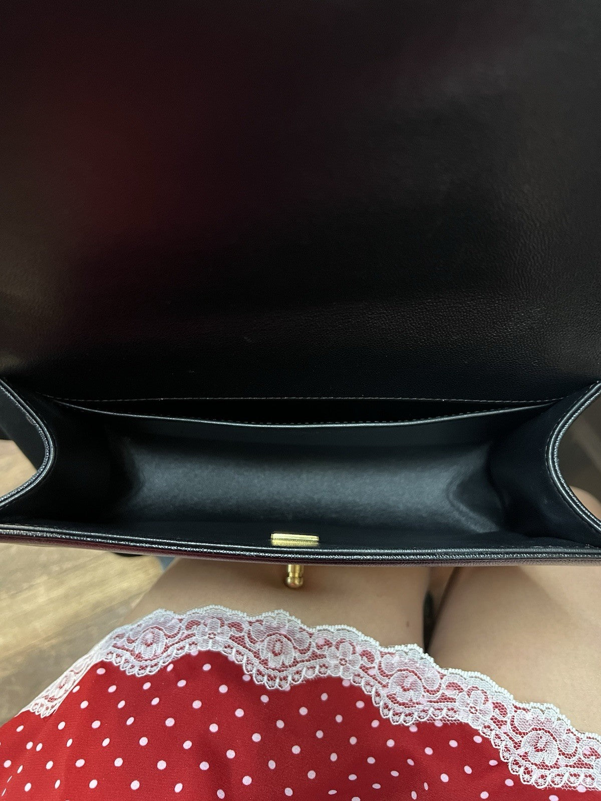 Chanel Black Gold Chevron Caviar Boy Bag With Duster & Authenticity