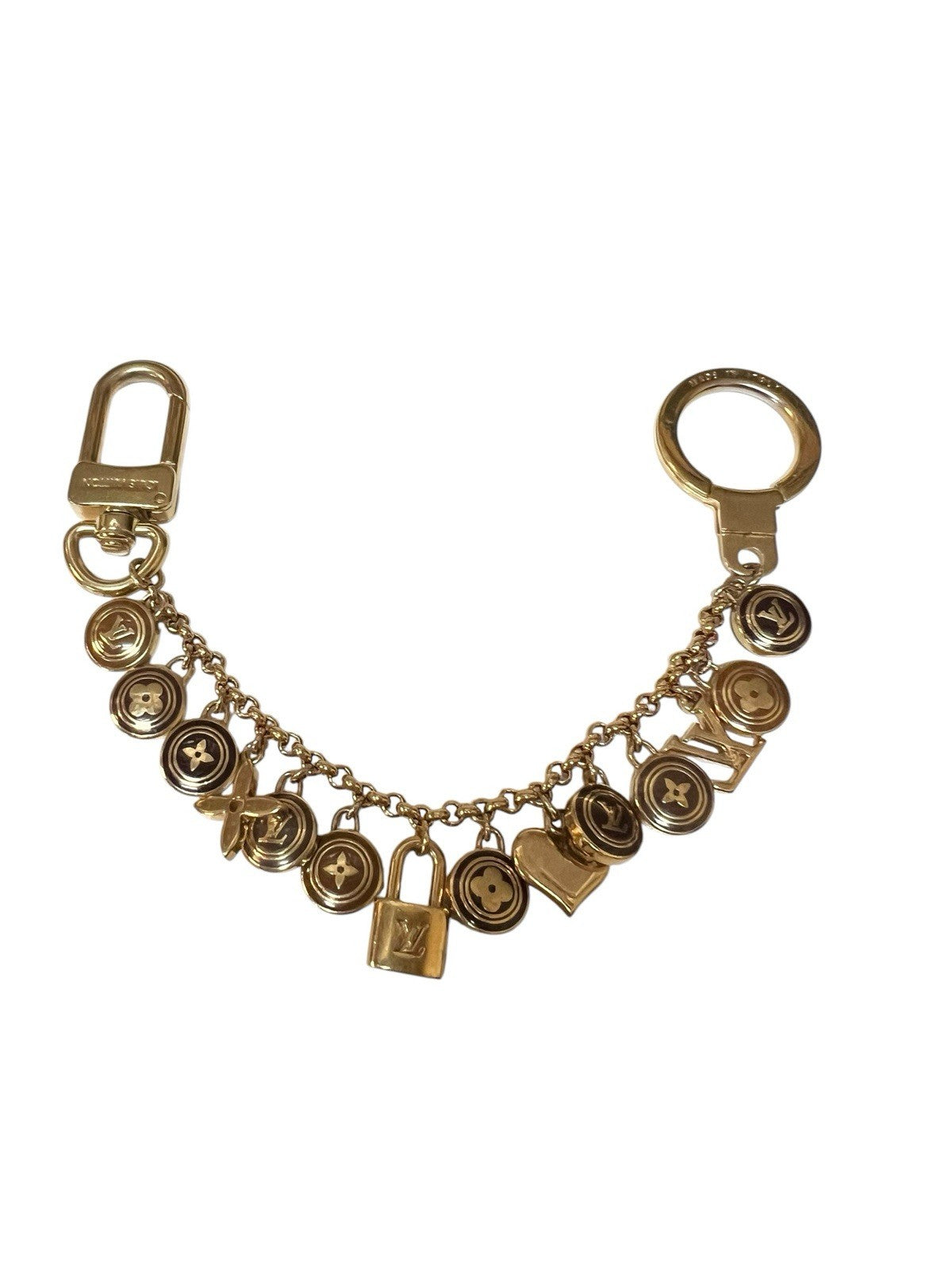 Louis Vuitton Porte Cles Chaine Pastilles Charm Key Ring Bag Charm
