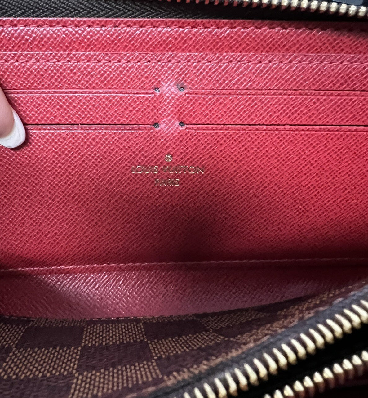 Louis Vuitton Clemence Wallet W/Certificate Of Authenticity