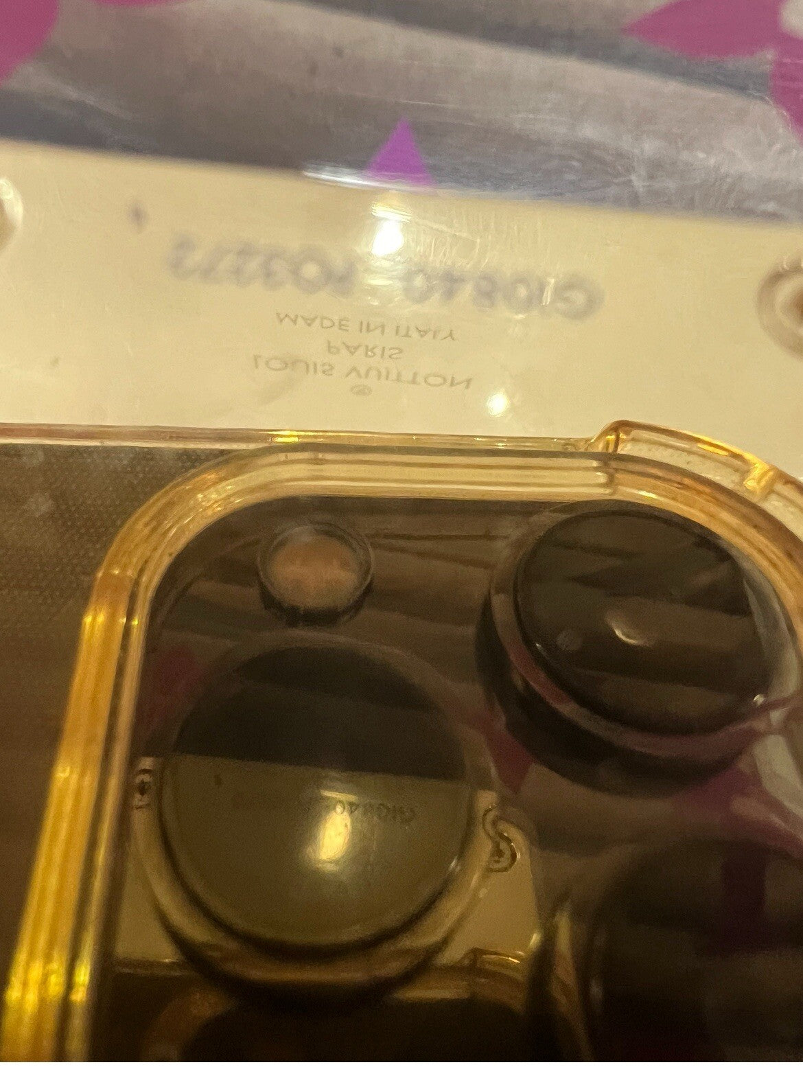 Louis Vuitton Monogram Scott Box With LV Scarf Handle Includes Box & Duster