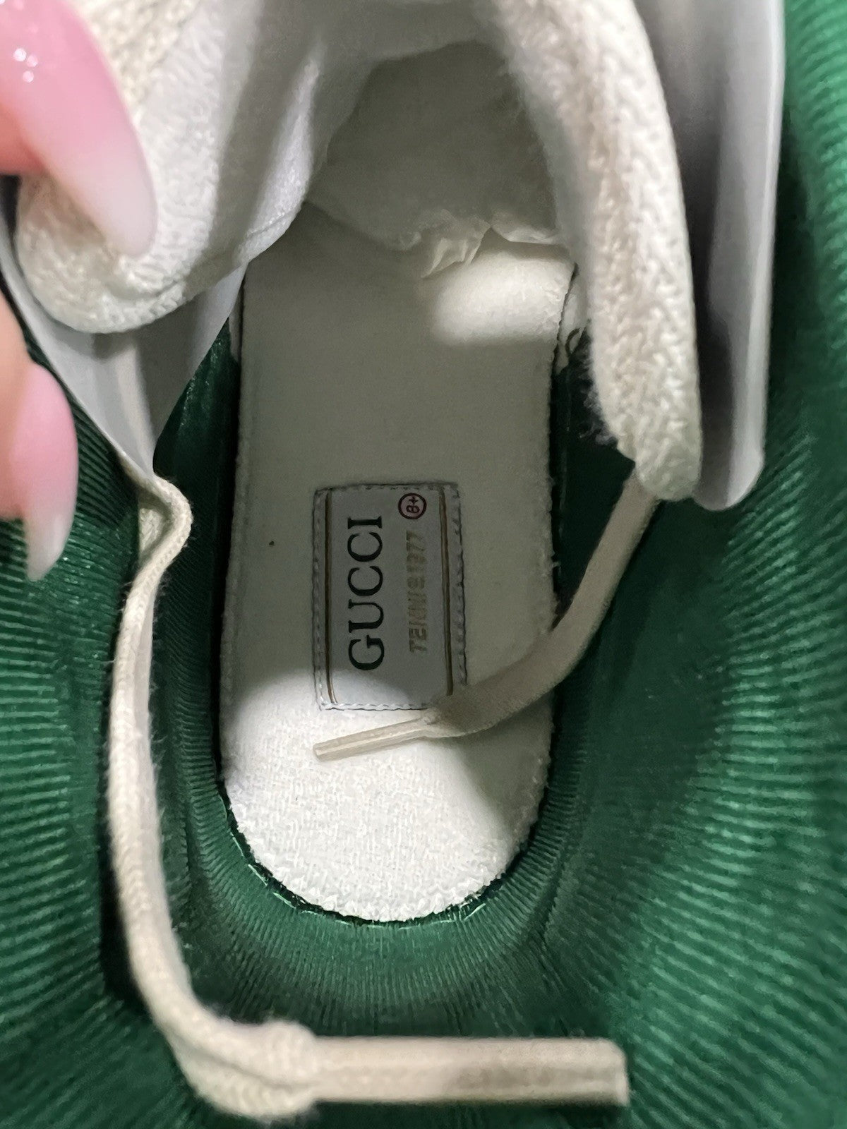 Gucci Men's 1977 Tennis Denim High Top Sz EU8.5/US9.5