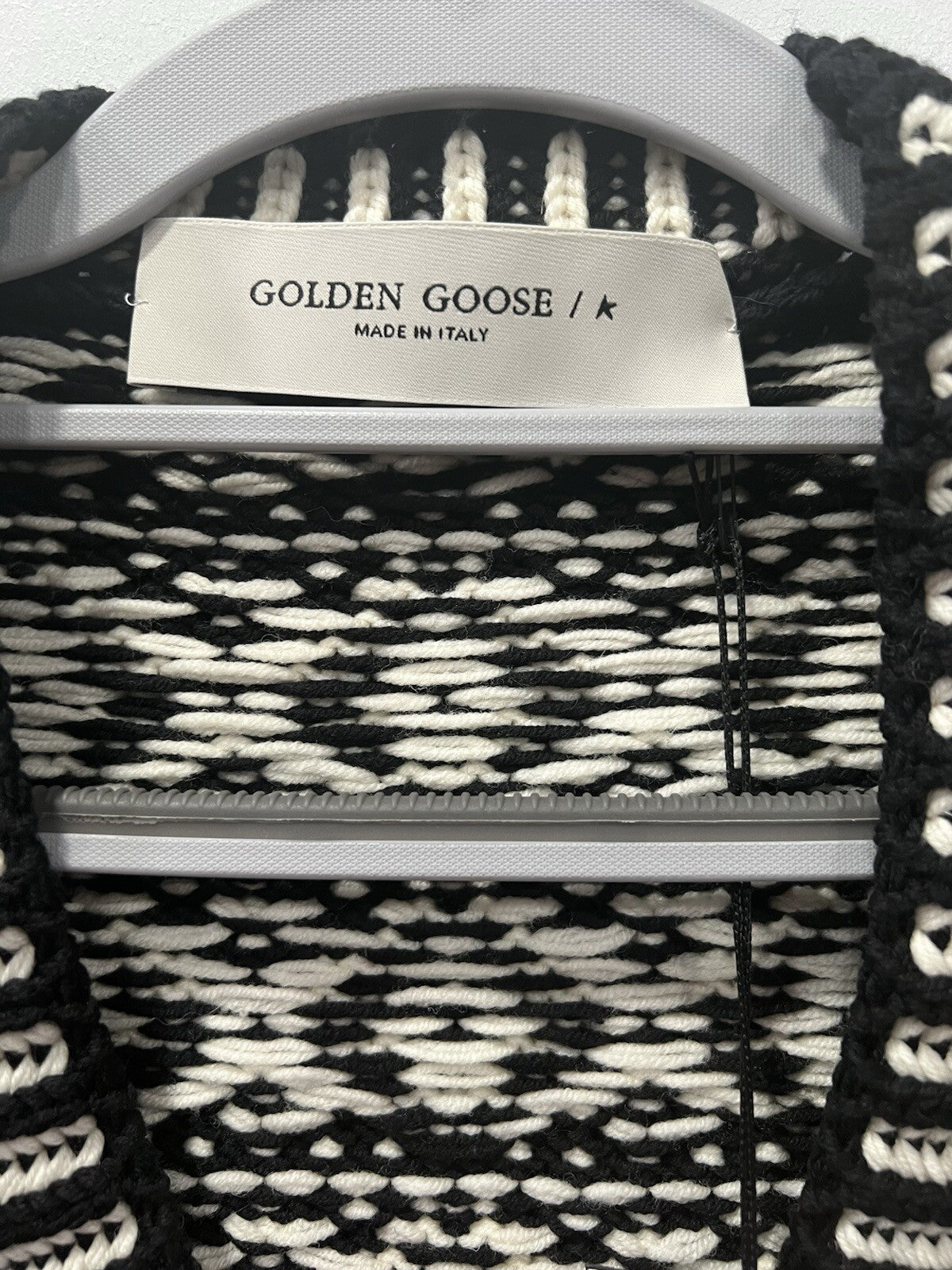 Golden Goose Journey Cropped Merino Cardigan Retail $795 NWT