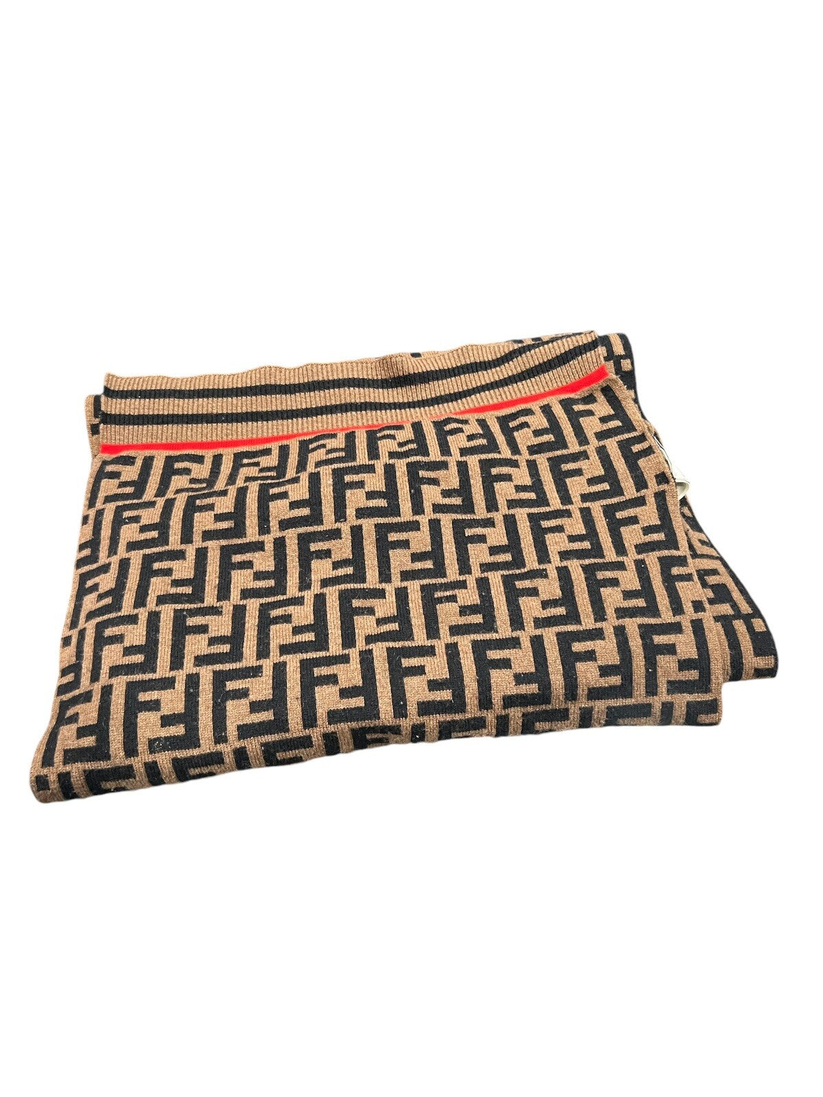 Fendi FF Motif Multi Wool Cashmere Scarf