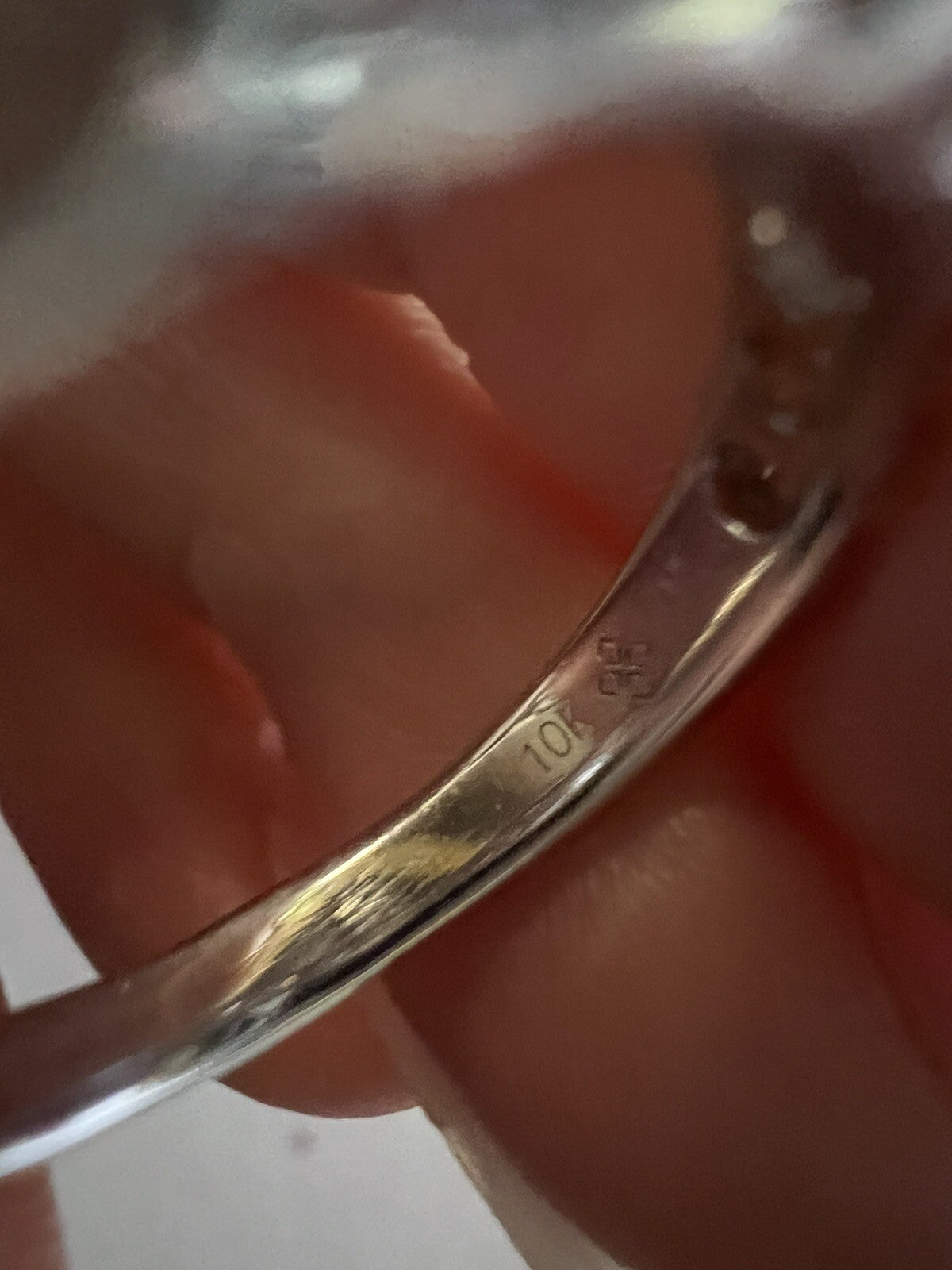 10k White Gold Half Eternity Wedding Ring I1 Approx 1 ct. H Color 2.6g