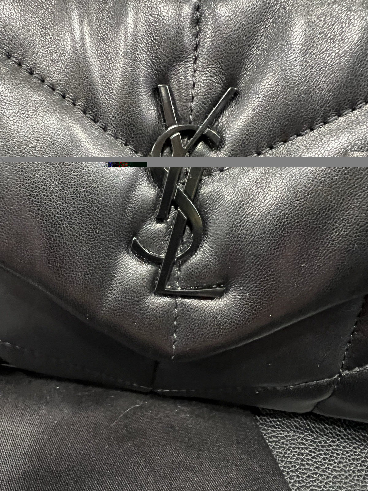 YSL Saint Laurent Toy Puffer In Lambskin Retail $2490 Box & Duster