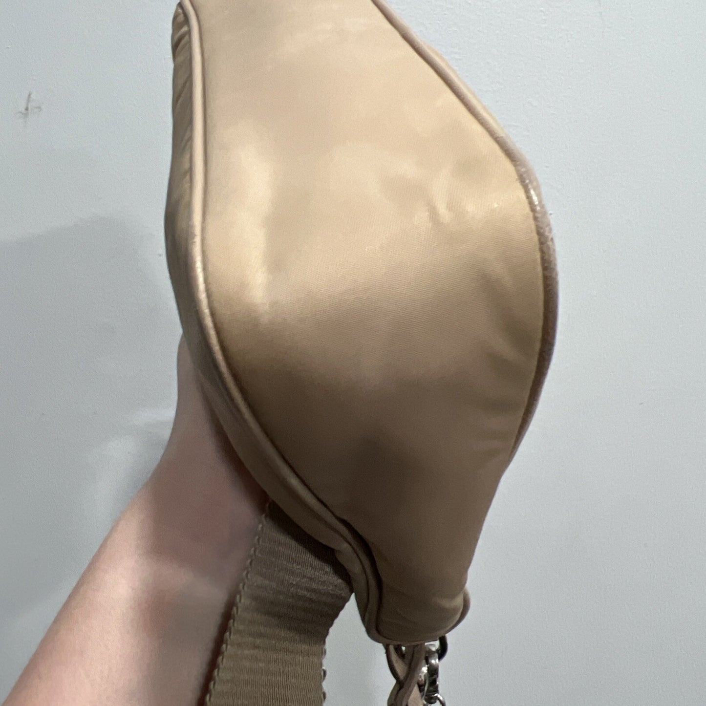 Prada Nylon Beige Re-Edition Re-Nylon Crossbody