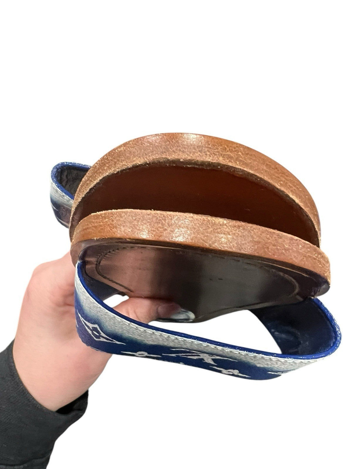 Louis Vuitton Monogram Escale Lock It Mules Size 41/US11 W/Duster