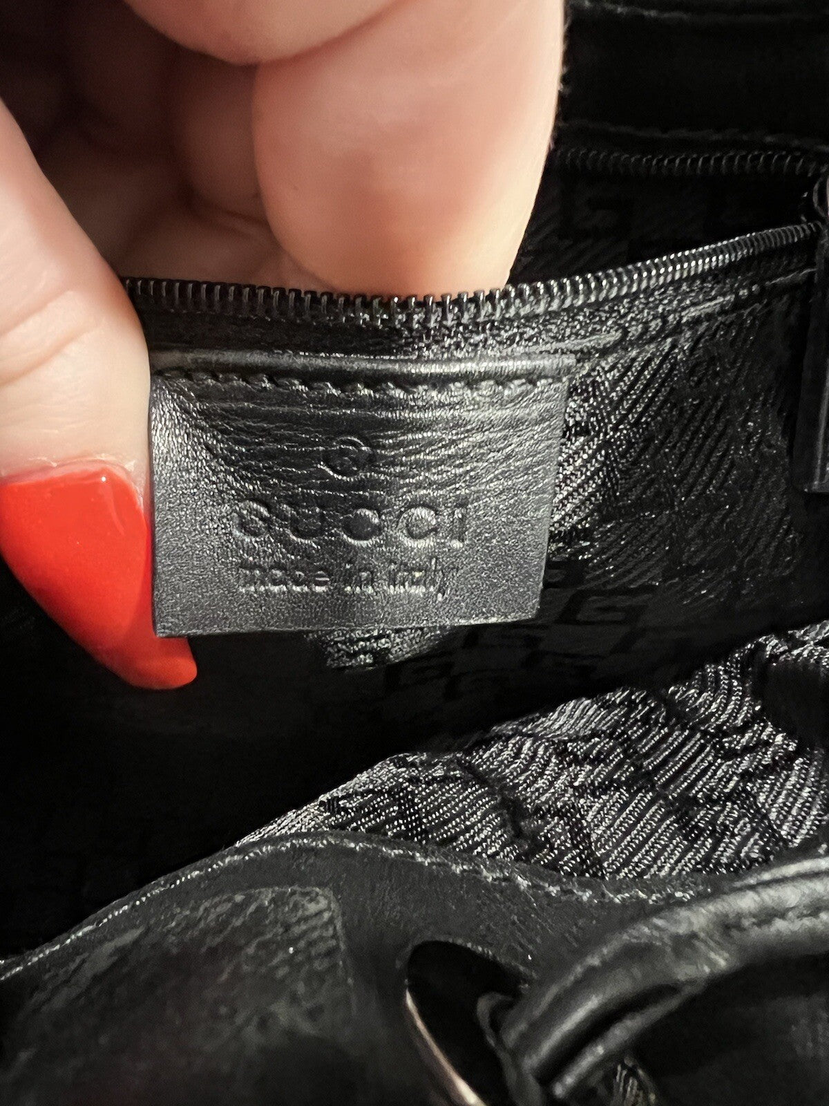 Gucci X Tom Ford Vintage Black Suede Hobo Drawstring Bag