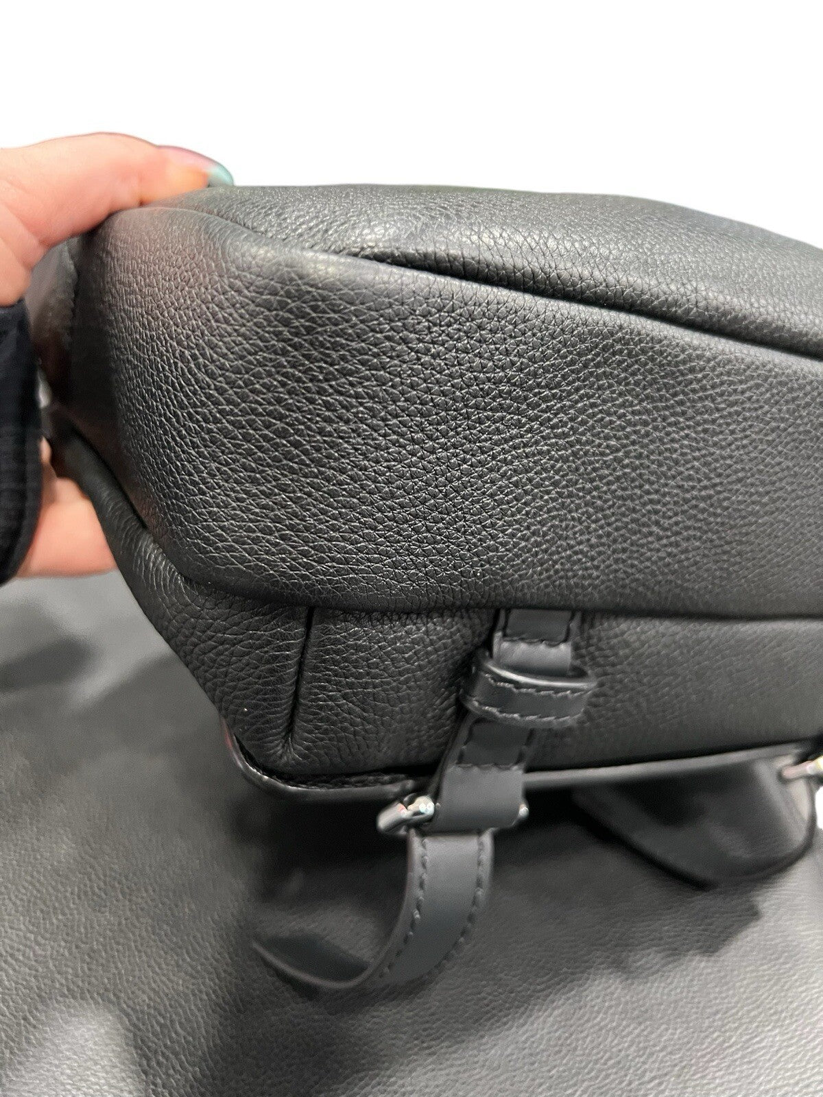 Loewe XS Military Messenger Bag In Black W/Cert of Authenticity