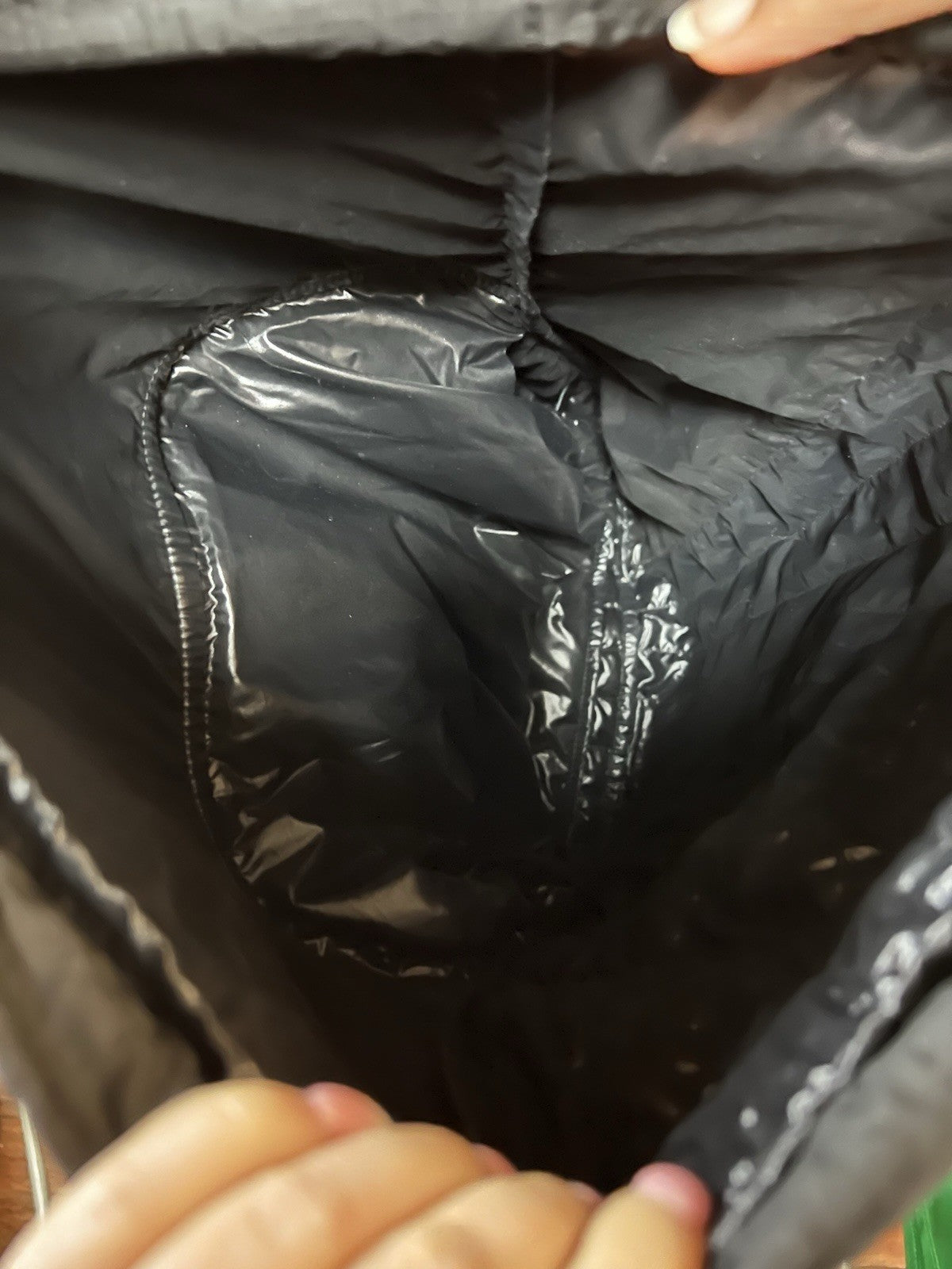 Chanel Nylon Neige Covertible Drawstring Backpack W/Certificate of Authenticity