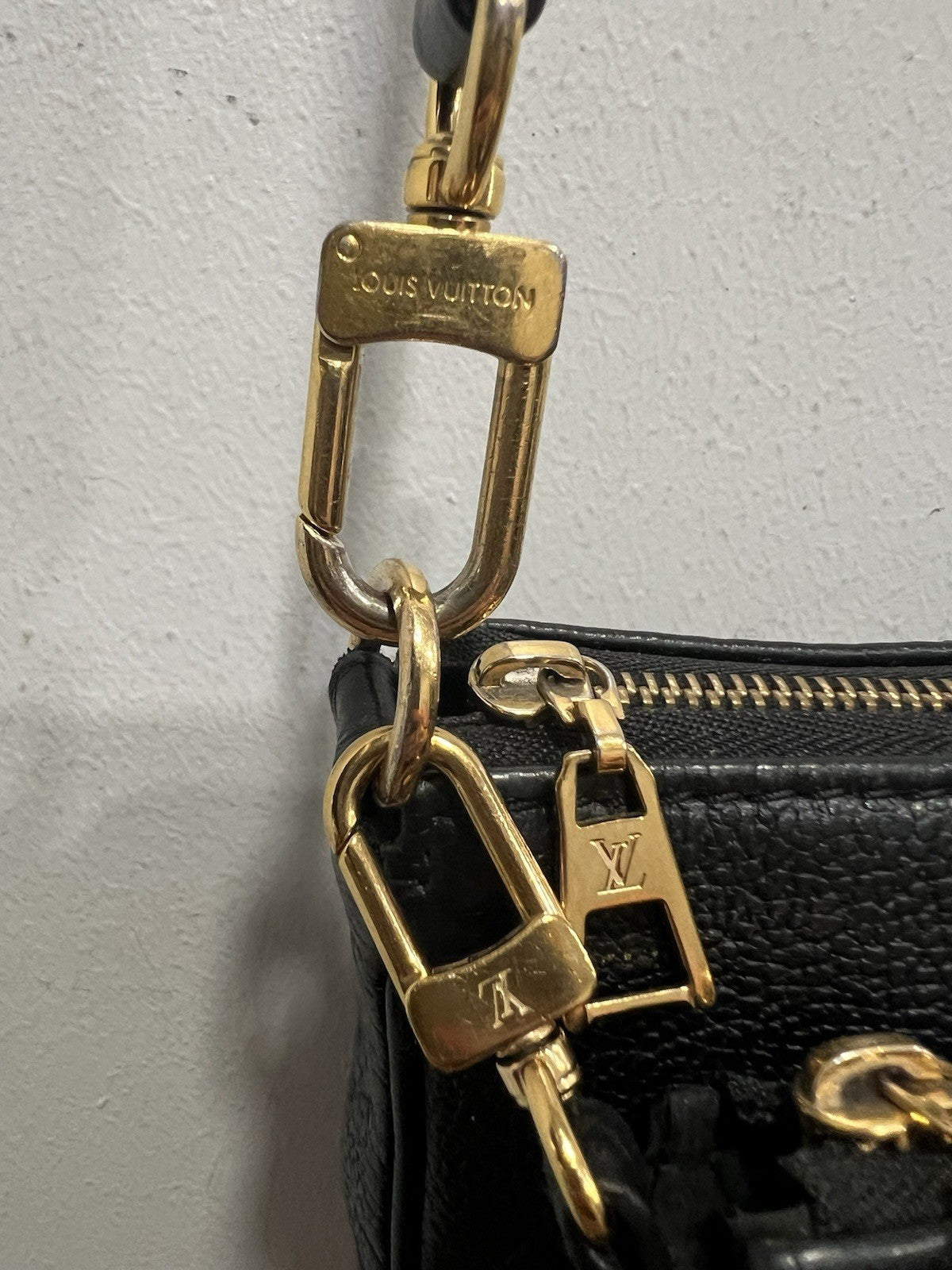 Louis Vuitton Black Empreinte Multi Pochette Accessoires