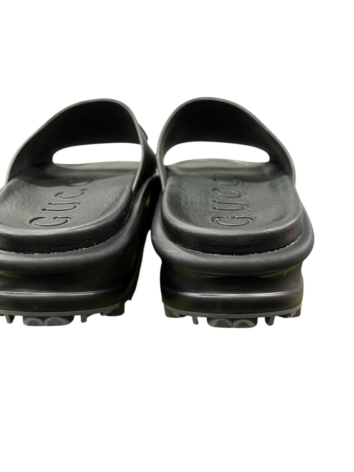 Gucci GG Rubber Slides Box & Dusters Size 38/US8 (Fits like 7)