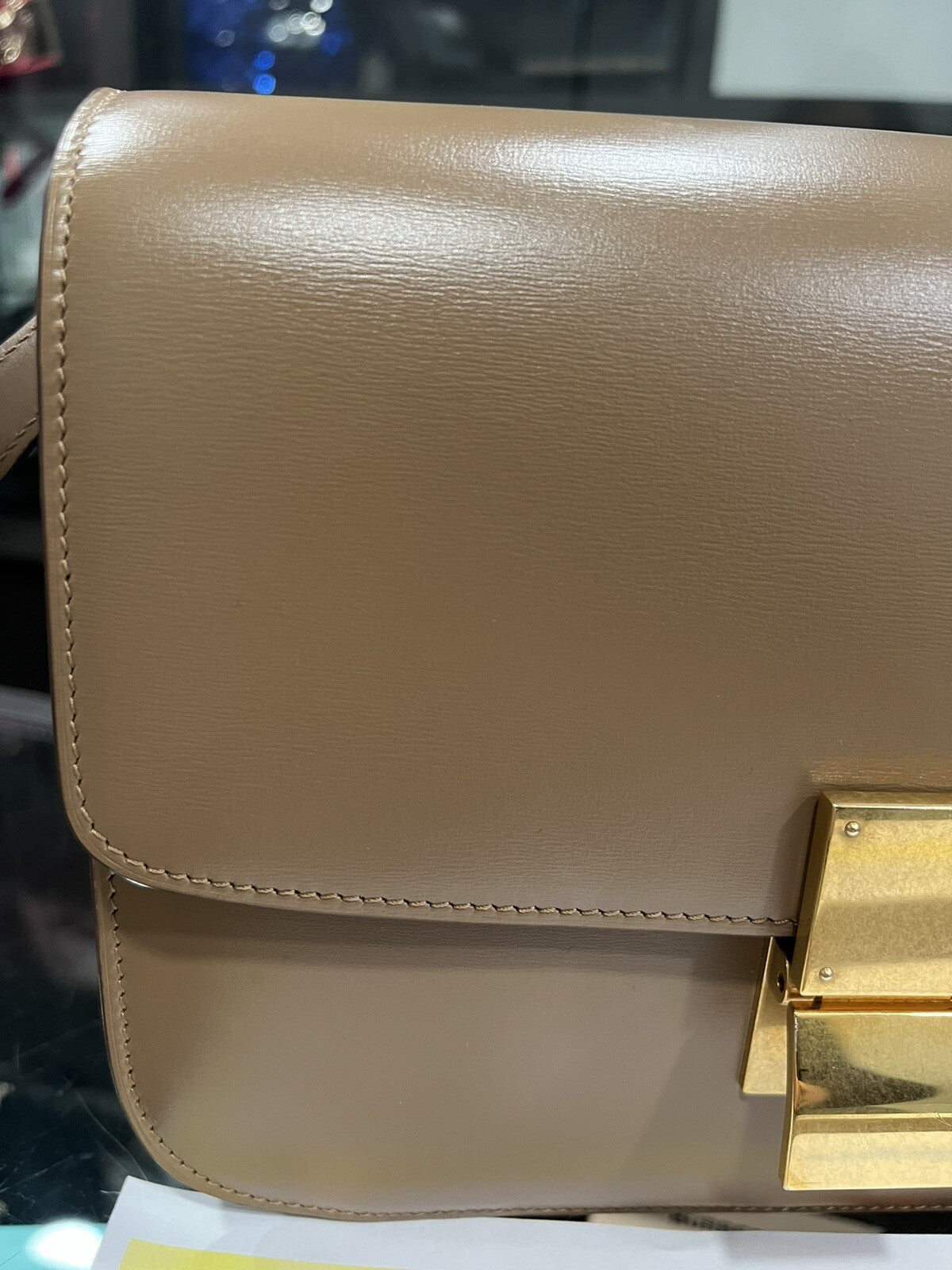 Celine Medium Classic Box Bag W/Certificate & Tags