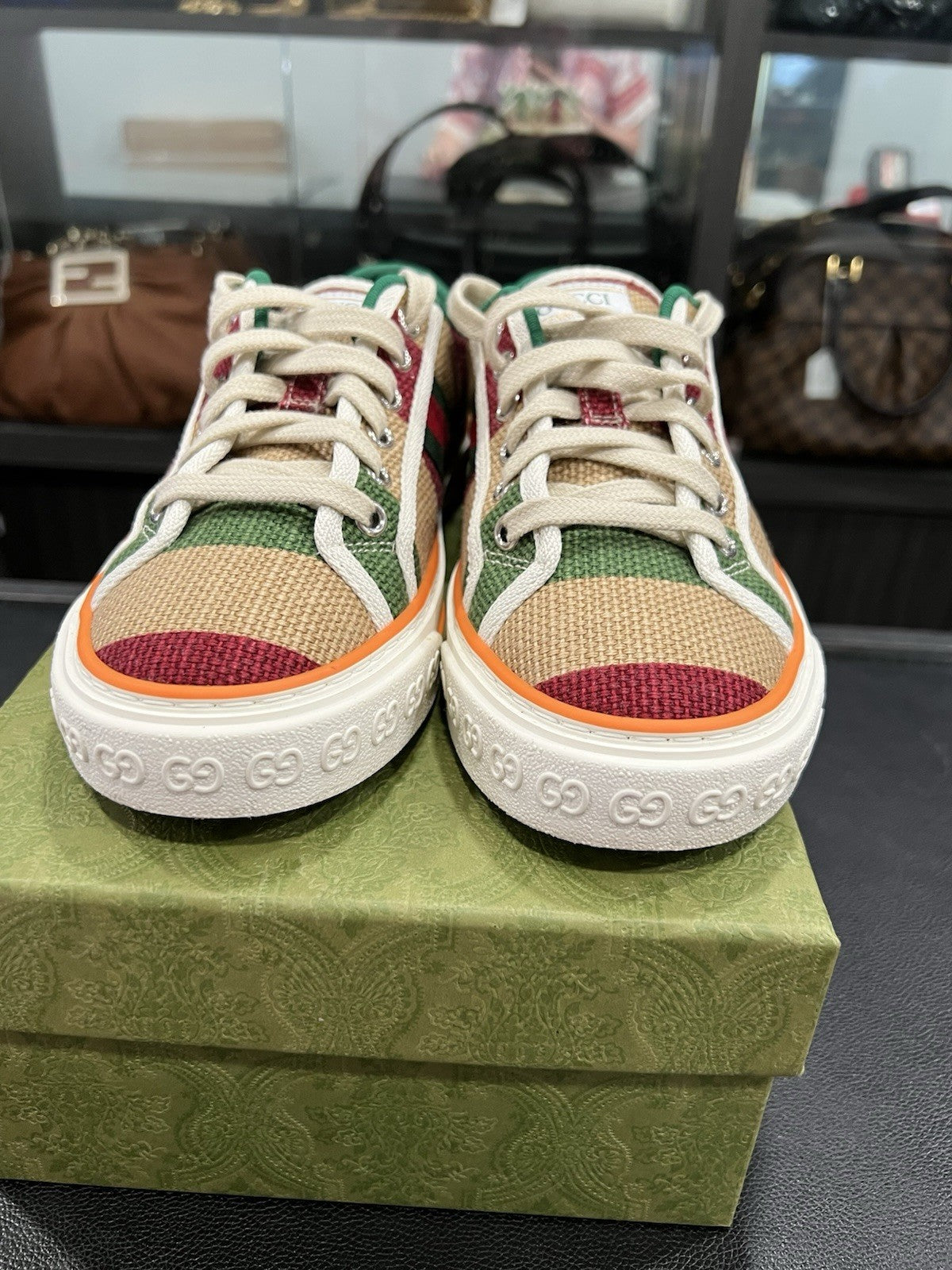 Gucci 1977 LTD Edition Tennis Sneakers Size 37.5/US7.5
