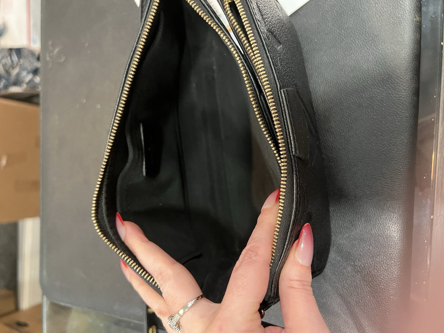 Louis Vuitton Black Empreinte Multi Pochette Accessoires