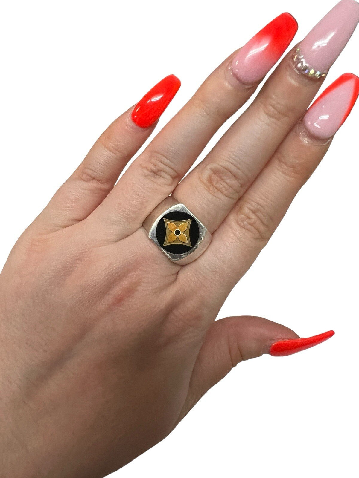 Louis Vuitton Made In France Sterling Silver .925 Ring Size 8.5