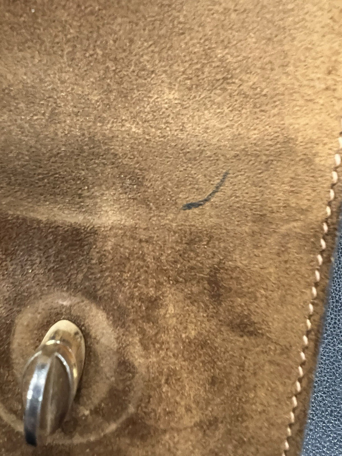 Gucci Vintage Cognac Suede Bamboo Handle Lunchbox Top Handle Bag RARE