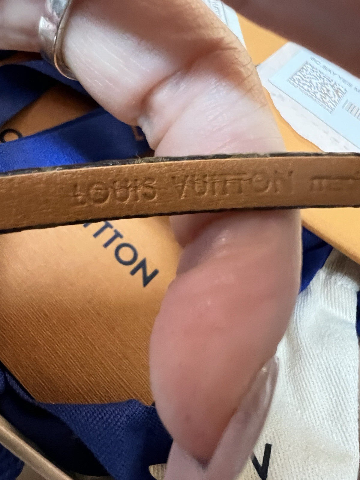 Louis Vuitton Say Yes Monogram Double Heart Bracelet Retail $440 Size S 17 6.7"