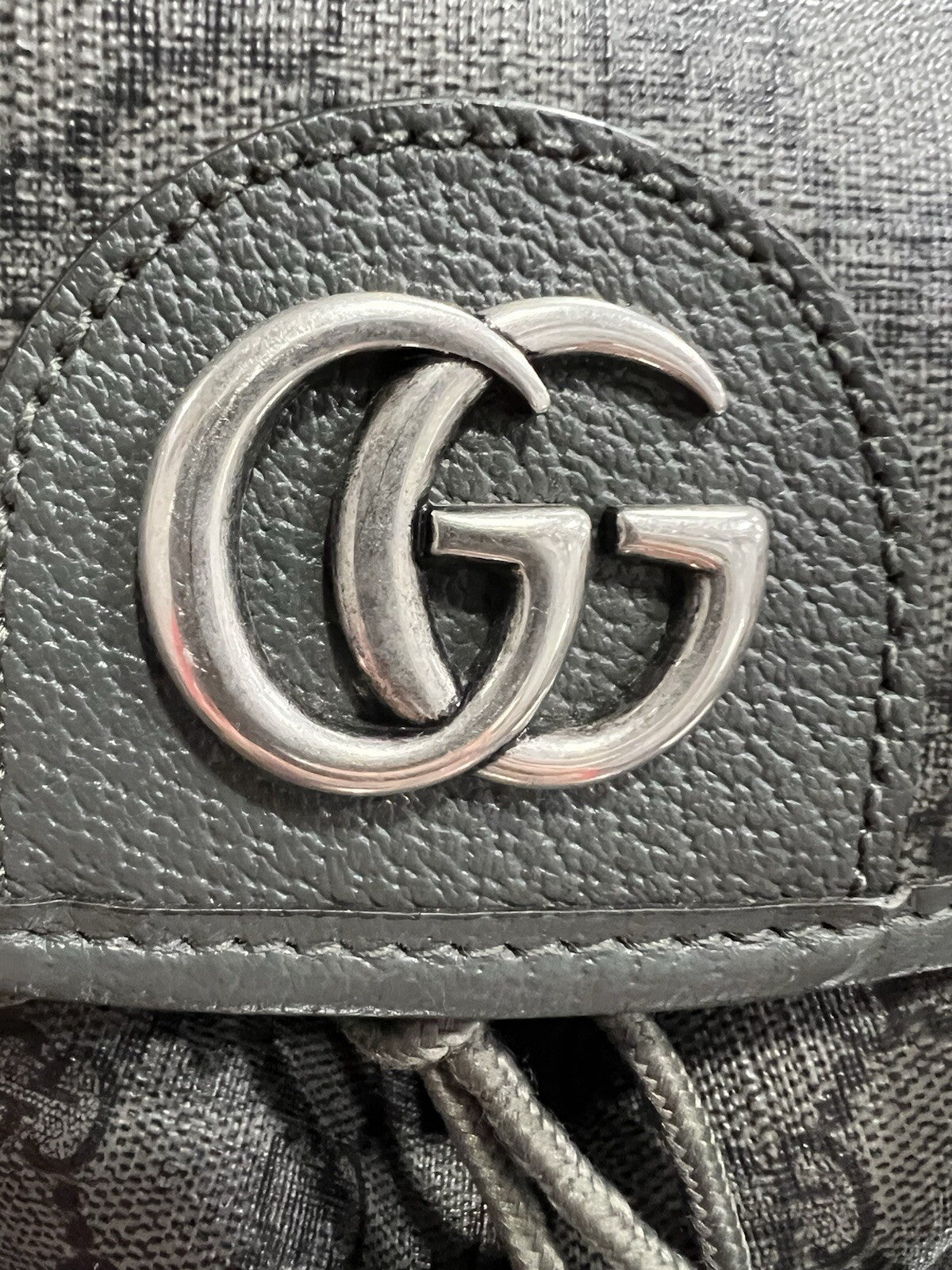 Gucci Ophidia Grey Backpack With Authenticity