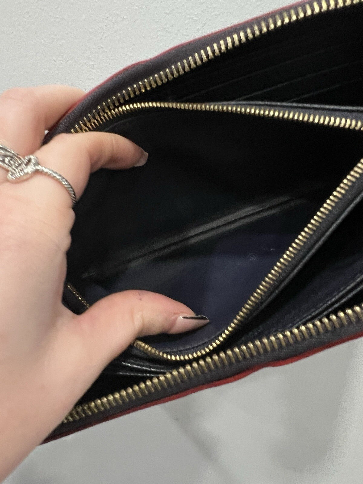 Louis Vuitton Bleu Infini Empreinte Zippy Wallet W/Certifiate Retail $1140