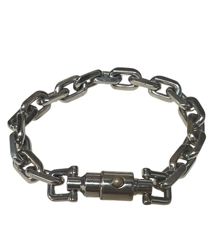 Gucci Jackie 1961 Silver-Toned Link Bracelet 7" Retail $500