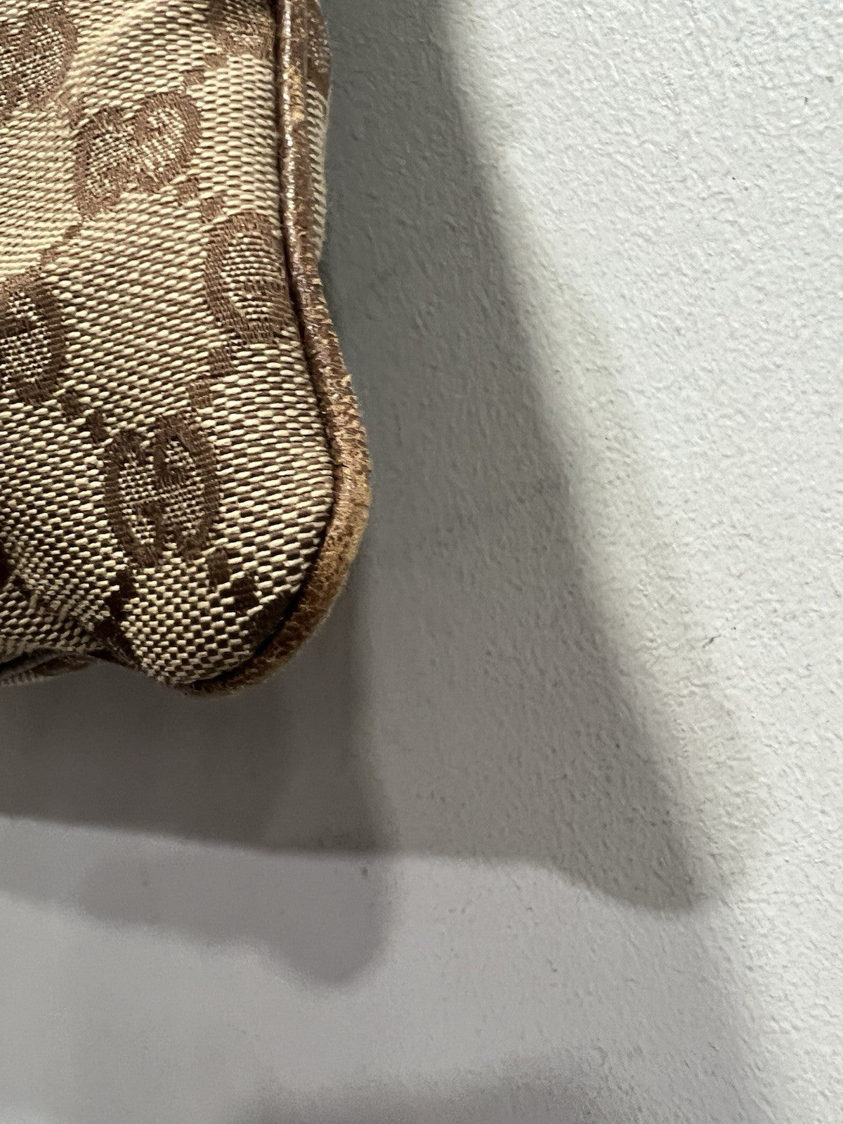Gucci GG Pelham Runway Studded Shoulder Bag With Duster & Authenticity
