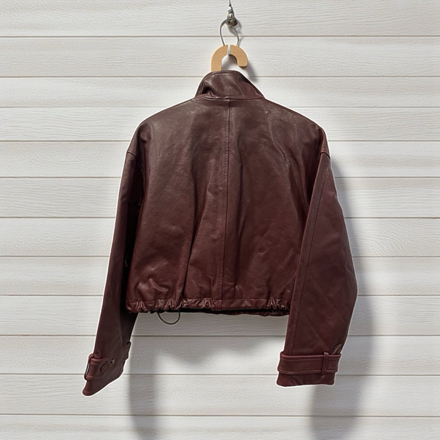 Veronica Beard Bateman Leather Jacket NWT Retail $1898 Size S