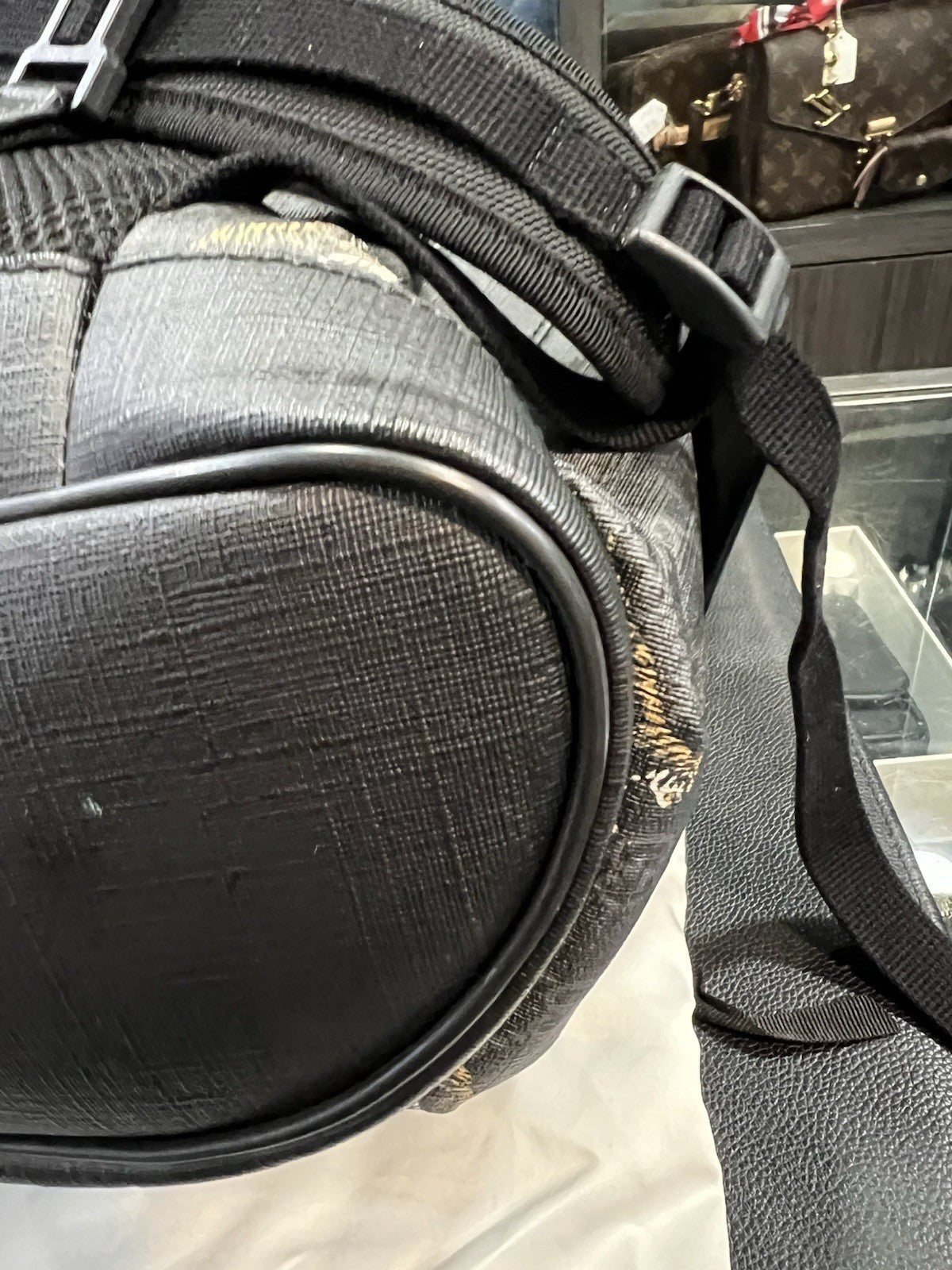 Gucci GG Canvas Tiger Print Bestiary Backpack With Duster & Authenticity