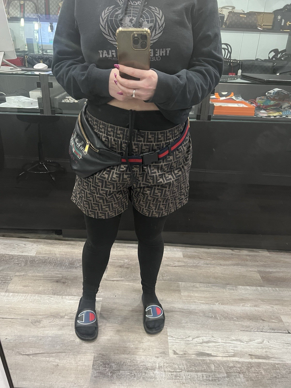 Fendi Men's Swim Shorts Size 54/XXL