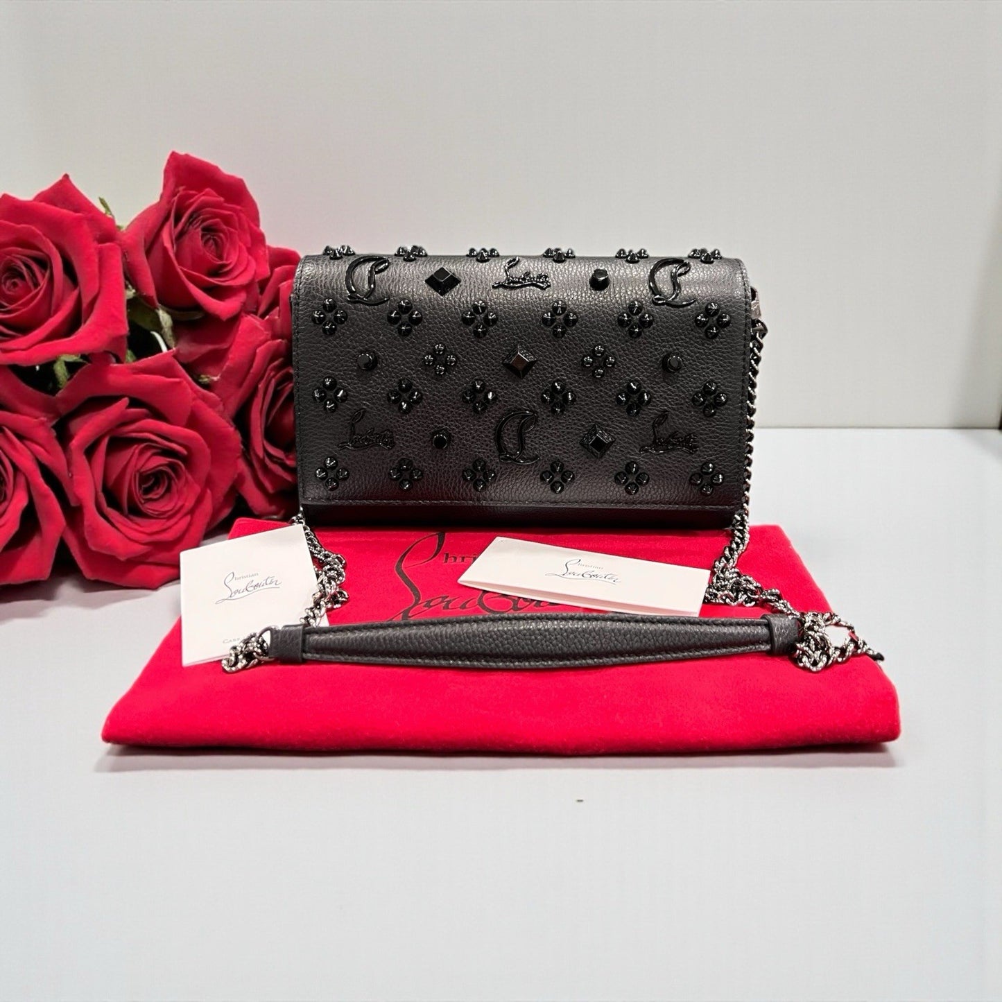 Christian Louboutin Paloma WOC Loubinthesky & Spikes NWT