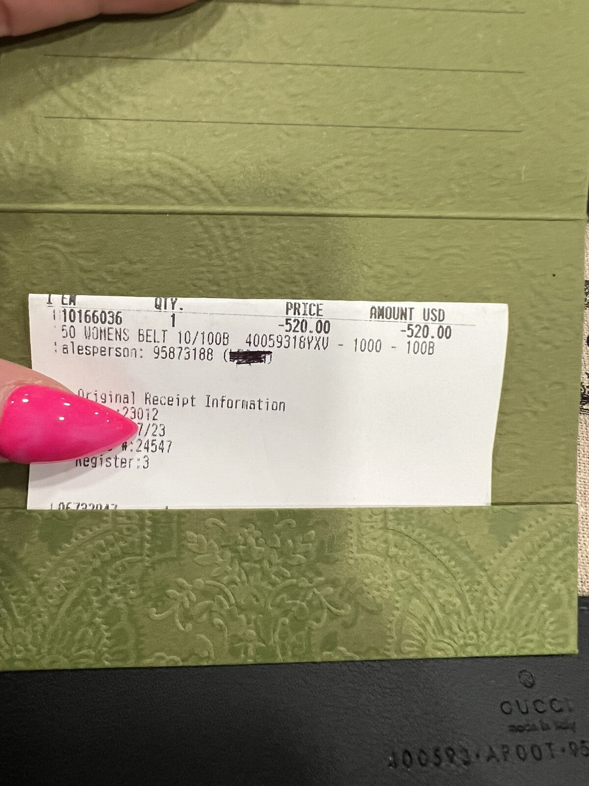 Gucci Marmont Black/Aged Gold Belt W/Box Duster & Receipt (Retail $520) 95/38"