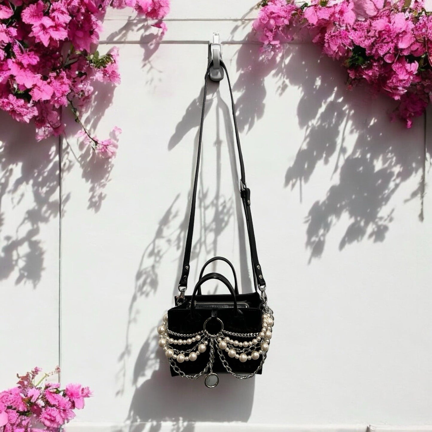 JUNYA WATANABE X COMME Des GARCONS Pearl Chain Mini Top Handle Crossbody