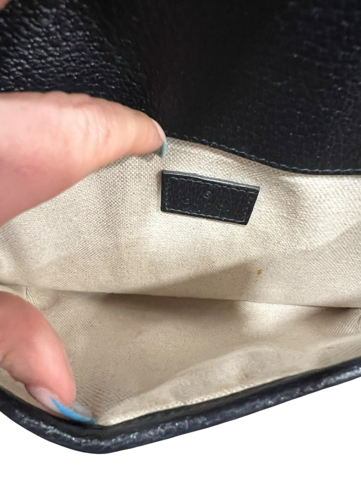 Gucci GG Supreme Navy Belt Bag Box & Authenticity Size 32"