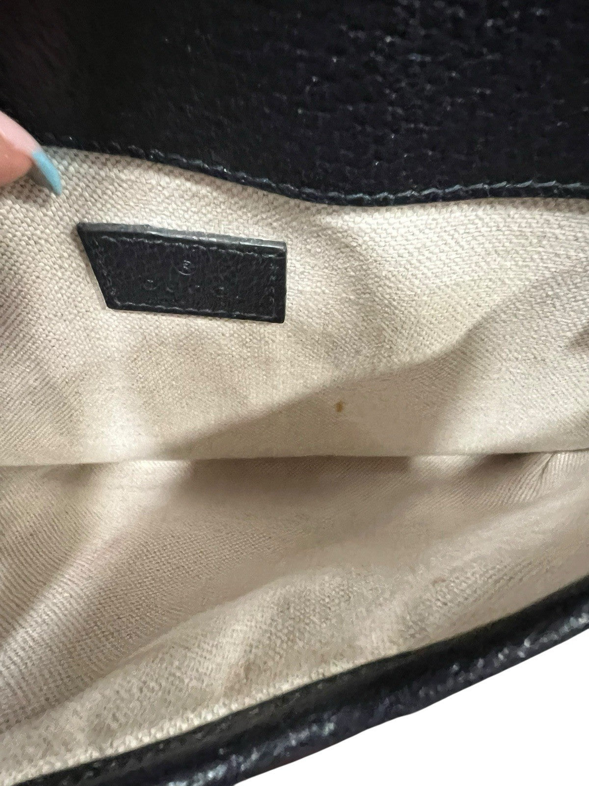 Gucci GG Supreme Navy Belt Bag Box & Authenticity Size 32"