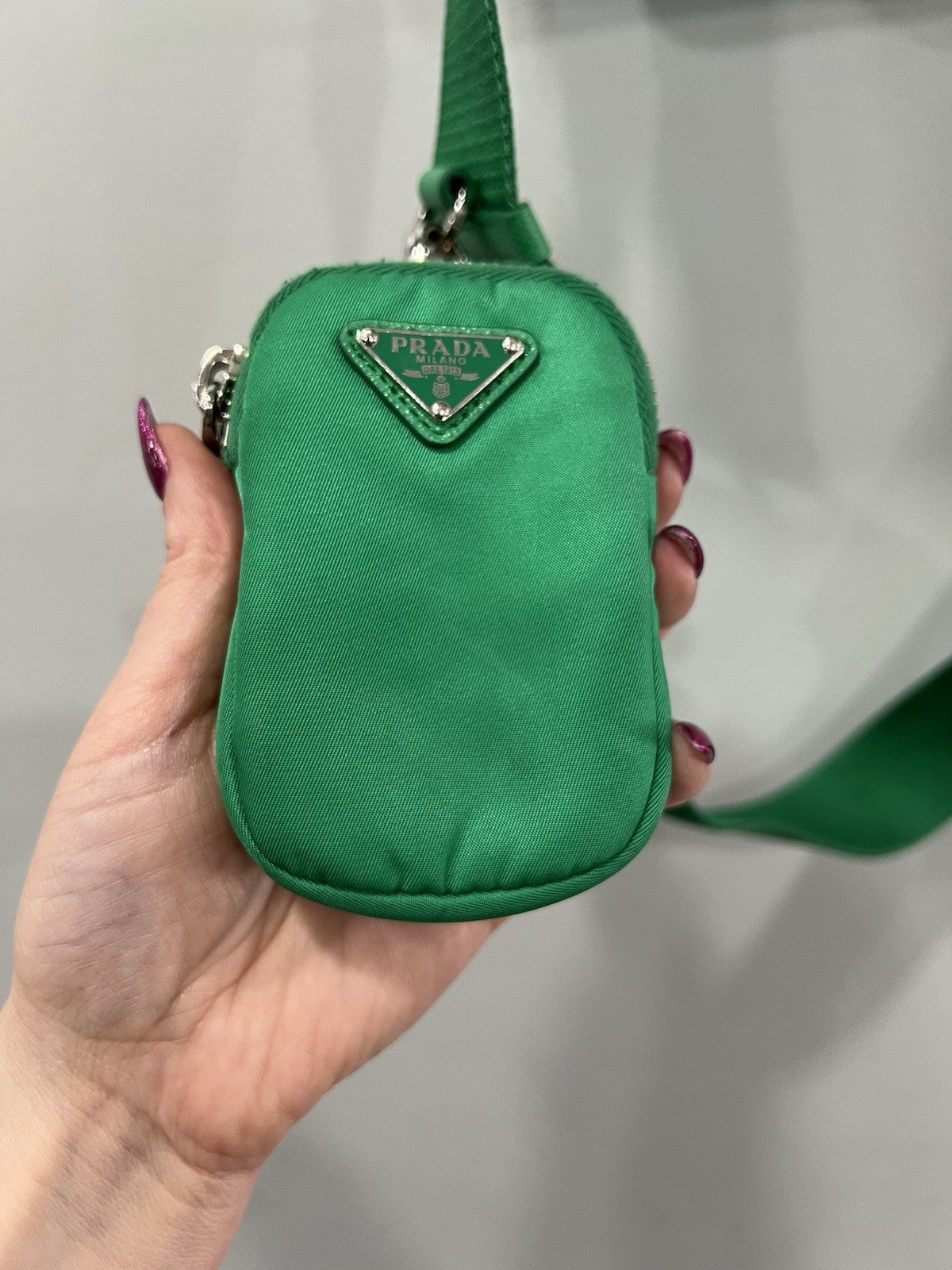 Prada Nylon Green Re-Edition 2005 With Certificate Of Authenticity