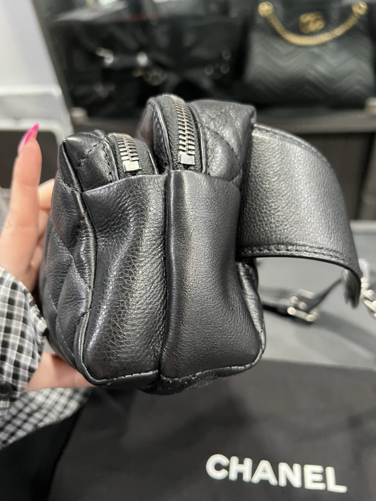 Chanel Caviar Quilted Street Waist Bag NWOB