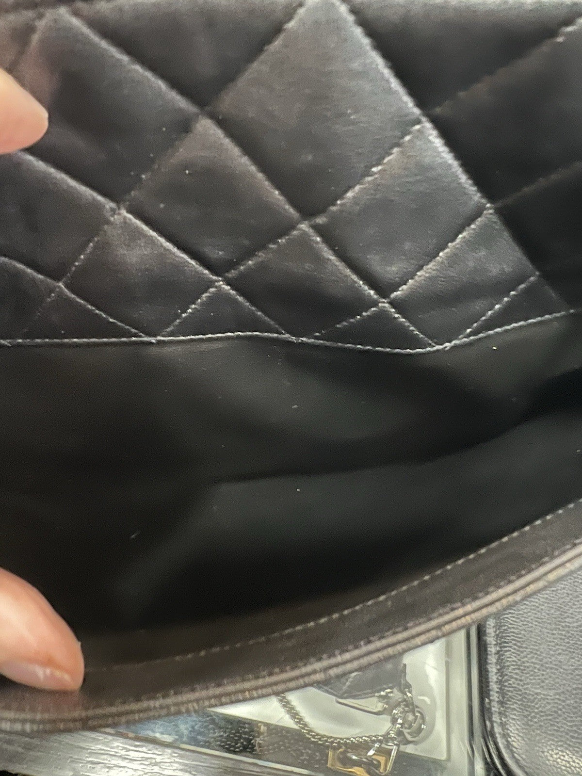 Chanel RARE Collectors Lambskin 24k Gold Plated Hardware Chain Tote Bag