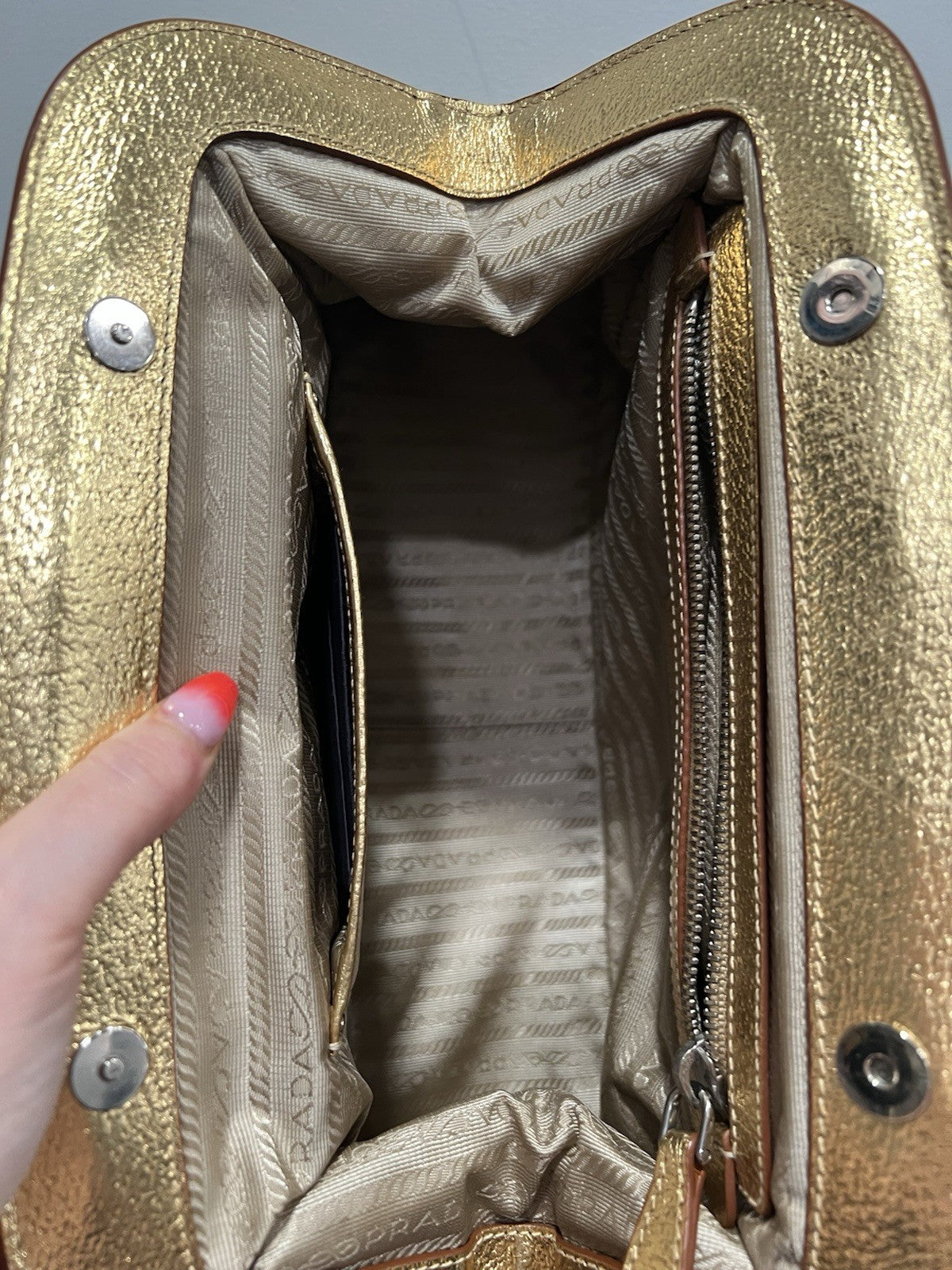 Prada Cinghiale Trimmed Paglia Straw Shoulder Bag W/Authenticity