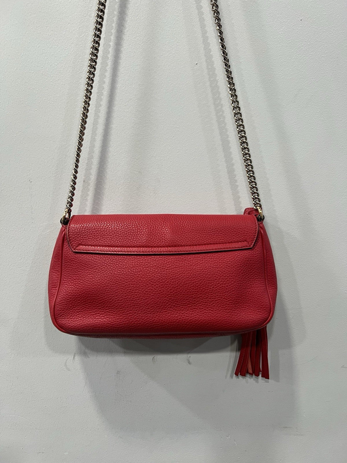 Gucci Red Classic Soho Flap Bag W/Authenticity