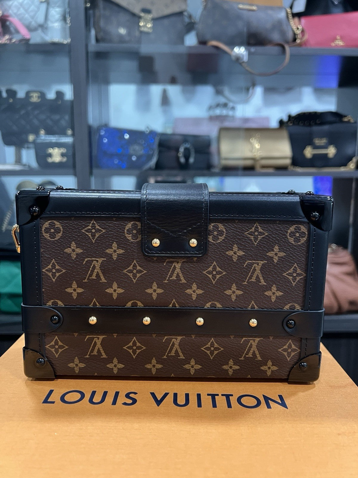 Louis Vuitton Petit Malle Souple Trunk Bag Box & Authenticity Retail $6400