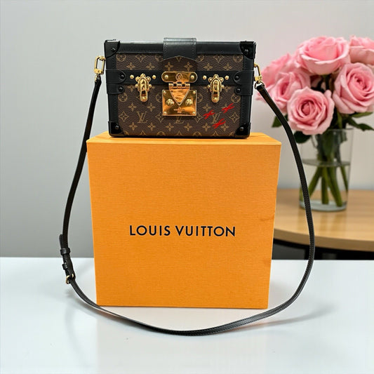 Louis Vuitton Petit Malle Souple Trunk Bag Box & Authenticity Retail $6400