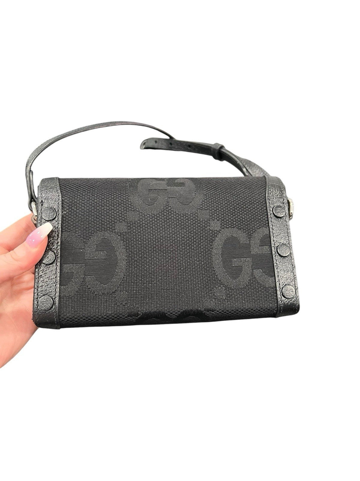 Gucci Black Mini Horse Bit 1955 Rectangle Crossbody W/Authentcity