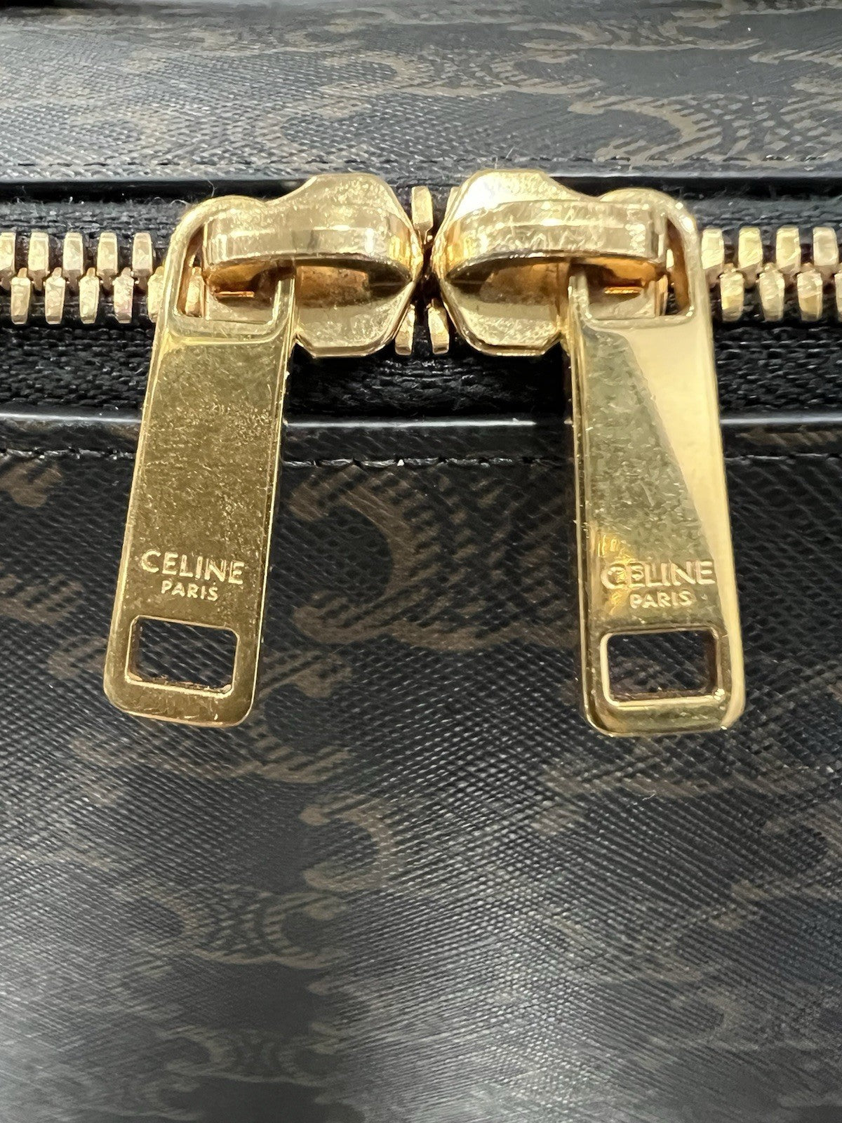 Celine Triomphe Square Vanity Case With Authenticity Retail $920