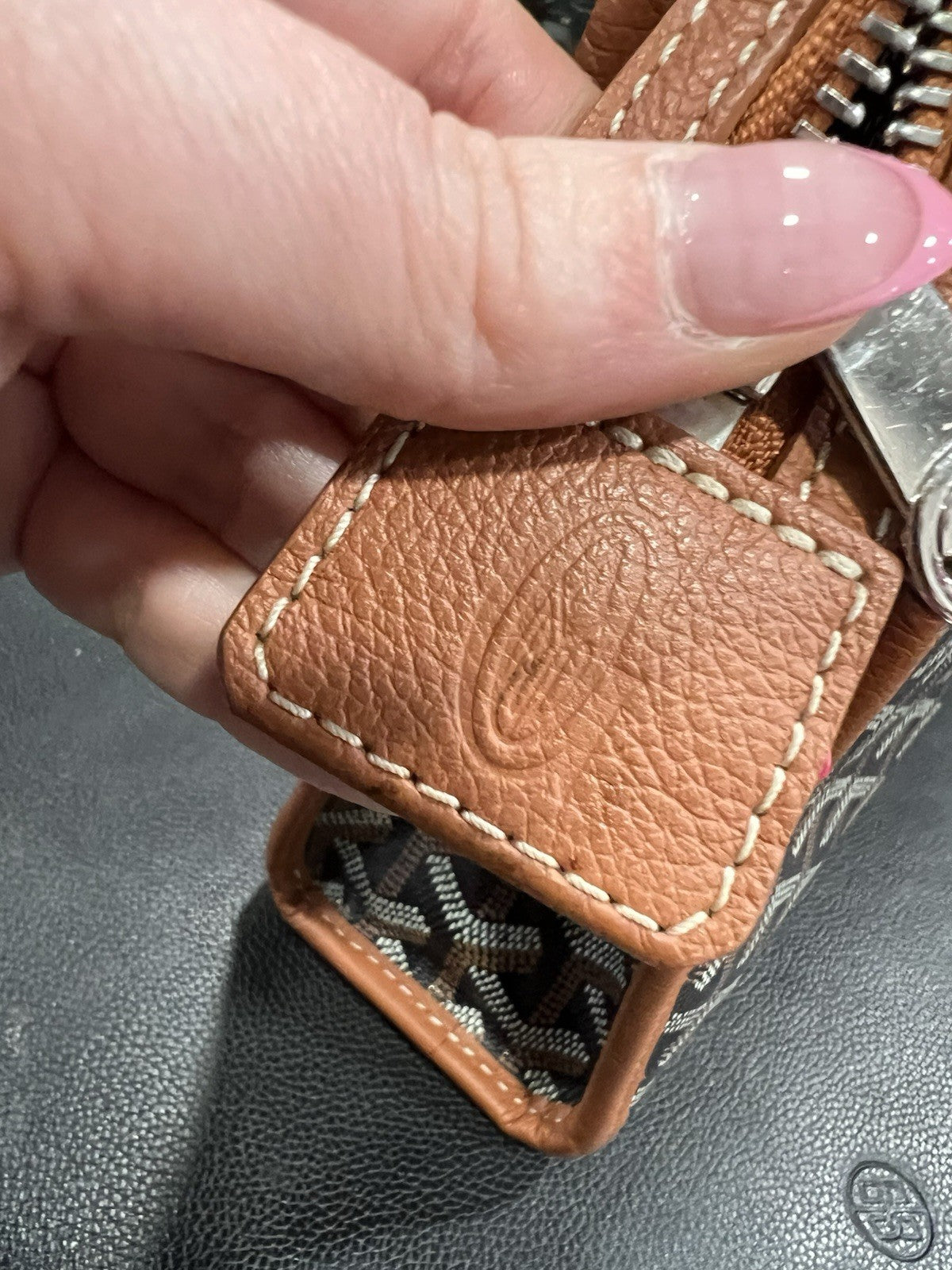 Goyard Jouvence Coated Canvas GM Toiletry Pouch W/Authentication