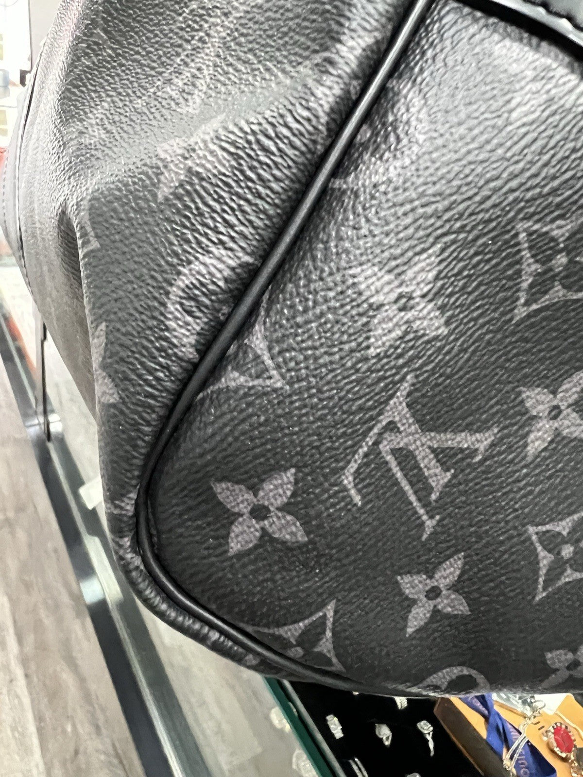 Louis Vuitton 2021 Monogram Eclipse Keepall 55 W/Authenticity
