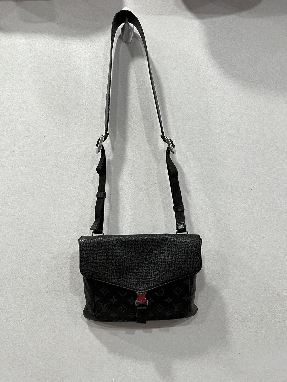 Louis Vuitton Outdoor Flap Messenger Bag Eclipse W/Certificate Of Authenticity