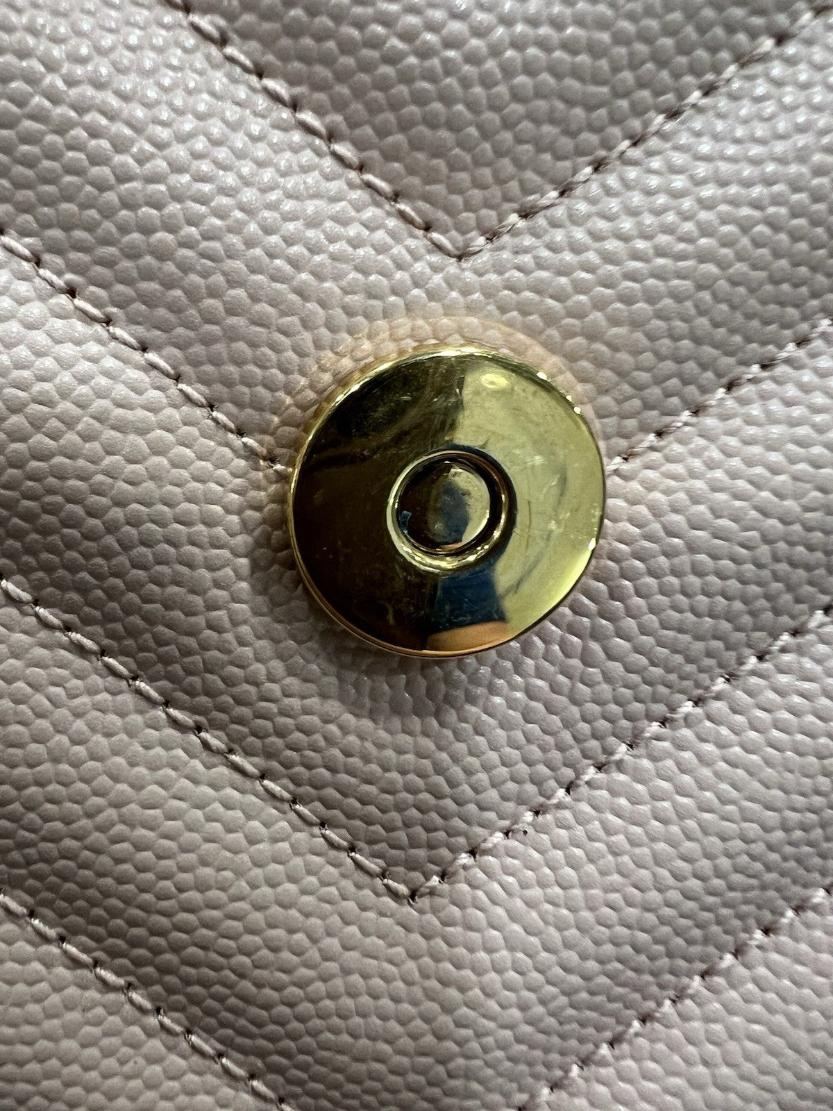 YSL Saint Laurent Leather Envelope Large Blush Pink Chain Bag